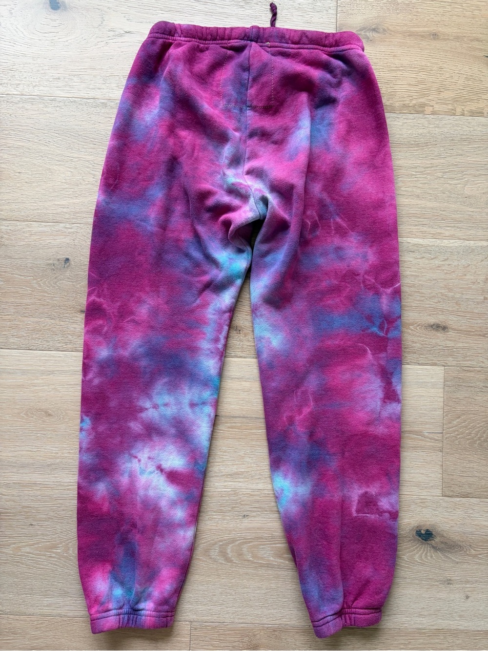 Aviator Nation Tie Dye Hoodie Jogger Sweatpants Set Pink Blue USA Women’s M*M5 - Picture 5 of 7